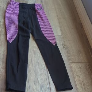 Kids Black and Pink Leggings